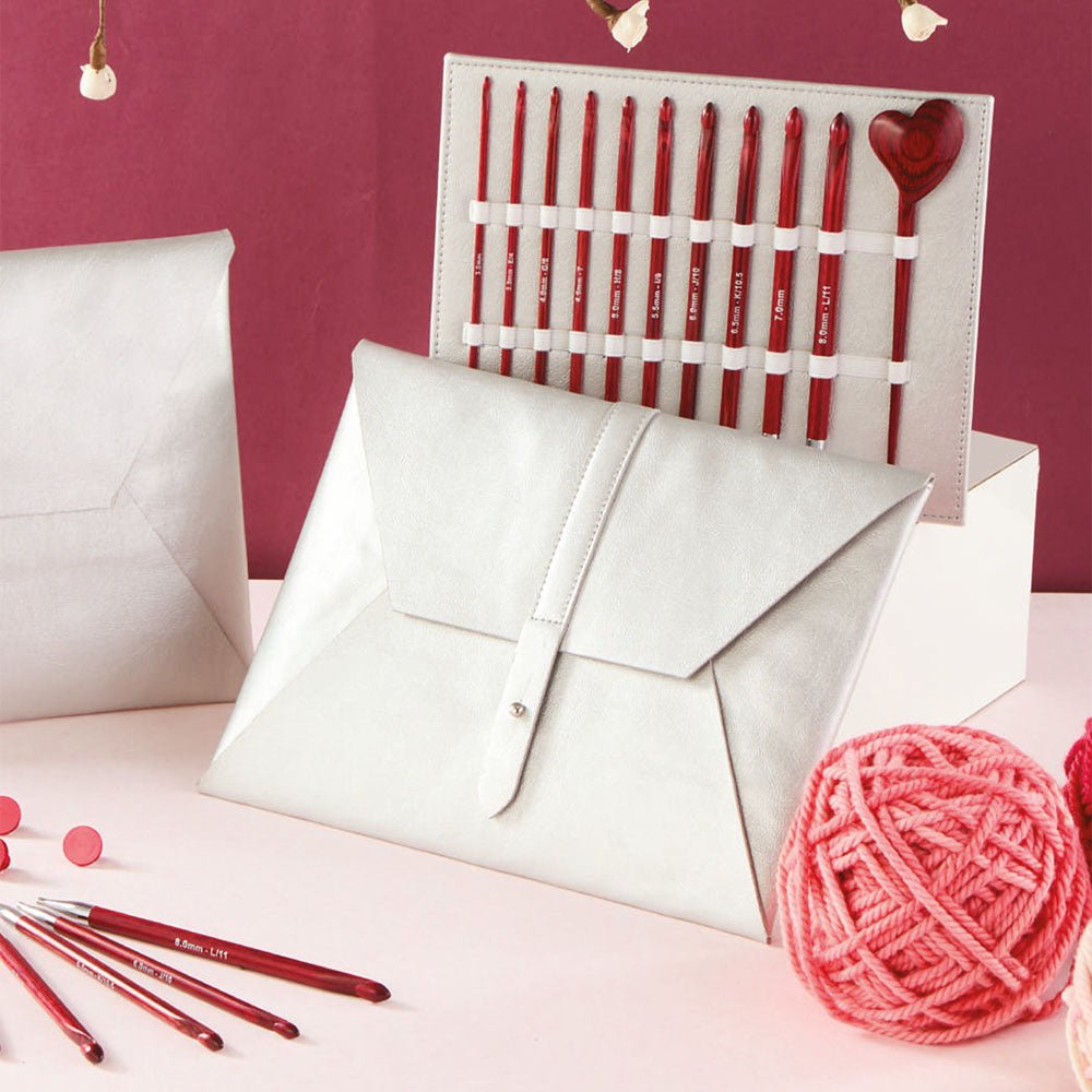 KnitPro Limited edition tunisian crochethookset Amore | Knitting yarn shop / dzijas veikals