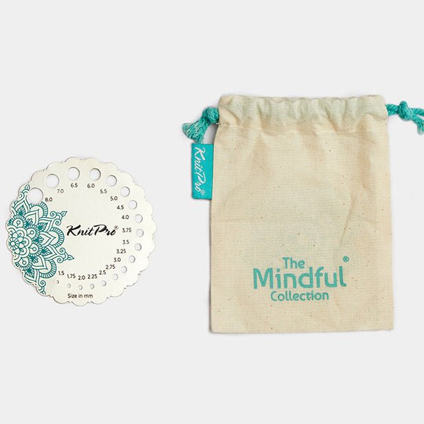 KnitPro Mindful Needle gauge metal | Knitting yarn shop / dzijas veikals
