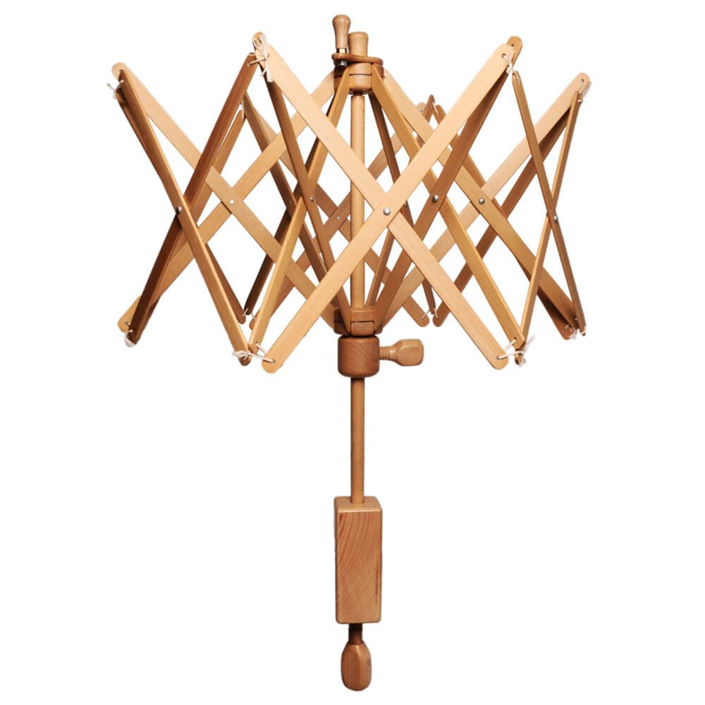 Knitpro Natural umbrella yarn winder with holder | Knitting yarn shop / dzijas veikals