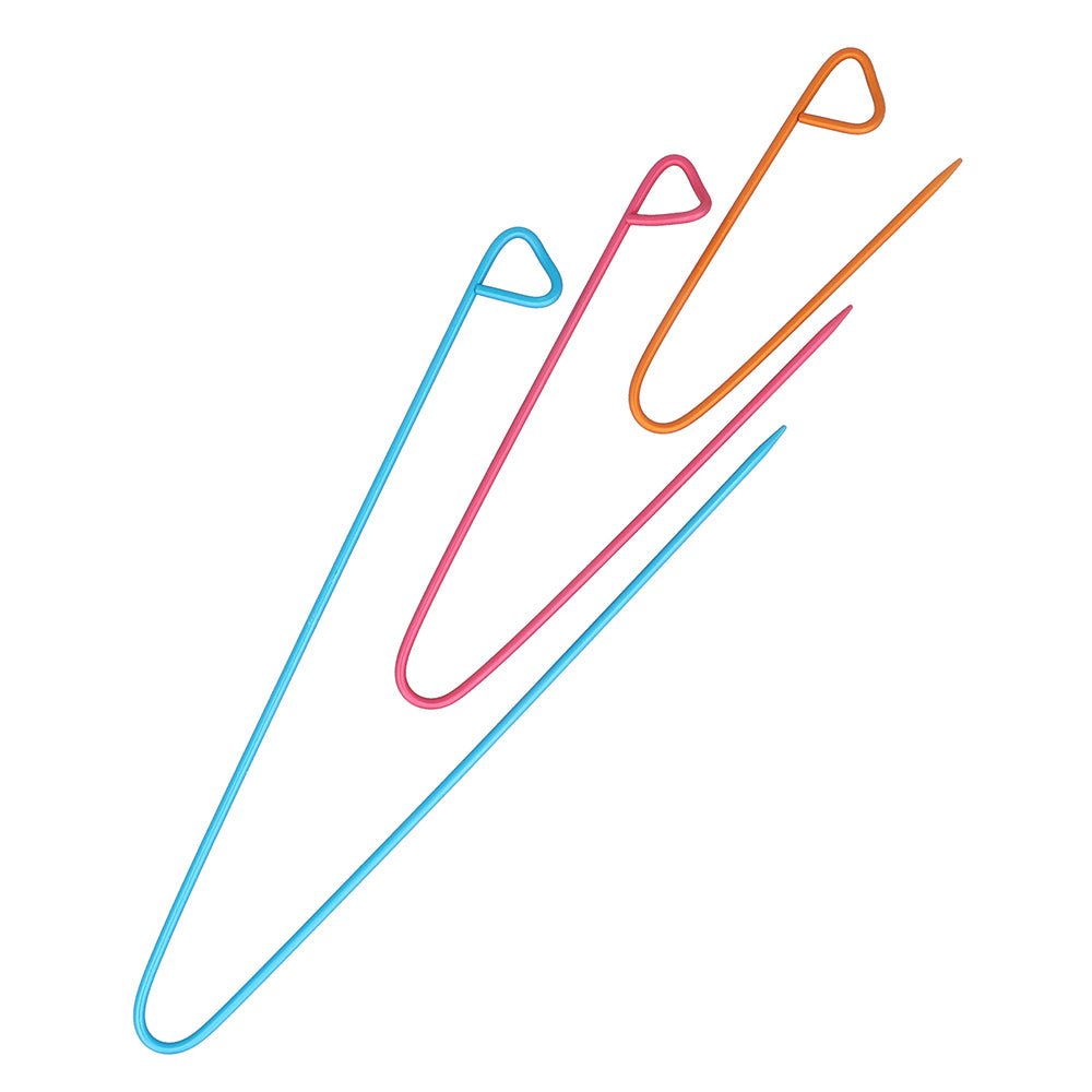 KnitPro Stitch holders aluminium - 1x3pcs | Knitting yarn shop / dzijas veikals