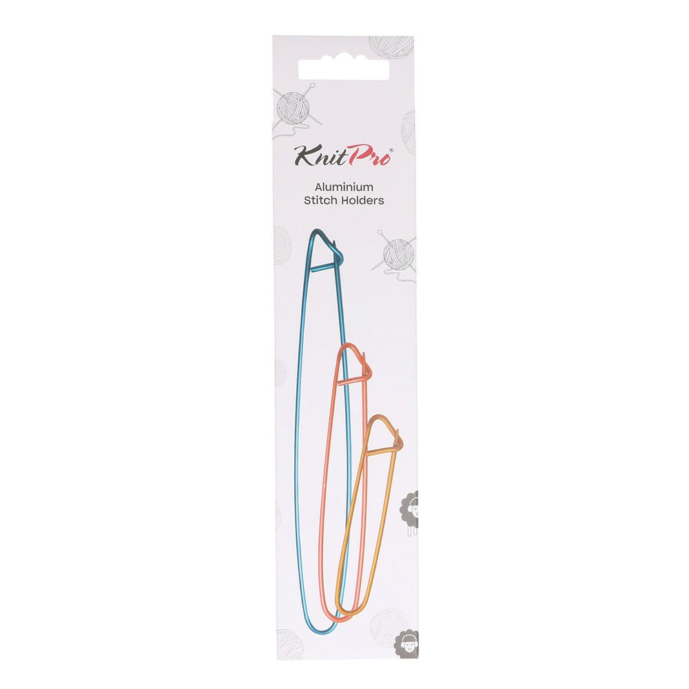 KnitPro Stitch holders aluminium - 1x3pcs | Knitting yarn shop / dzijas veikals