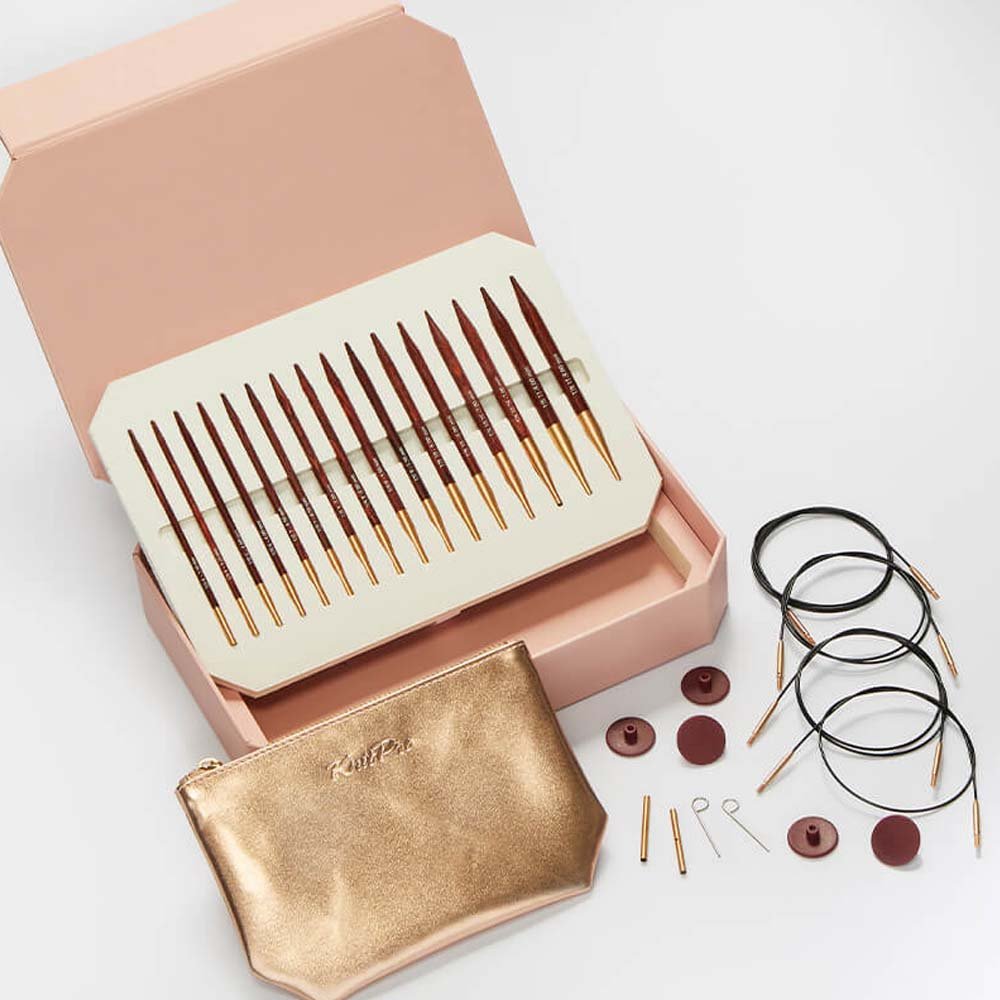 KnitPro Symfonie Rose interch. Needle set deluxe | Knitting yarn shop / dzijas veikals