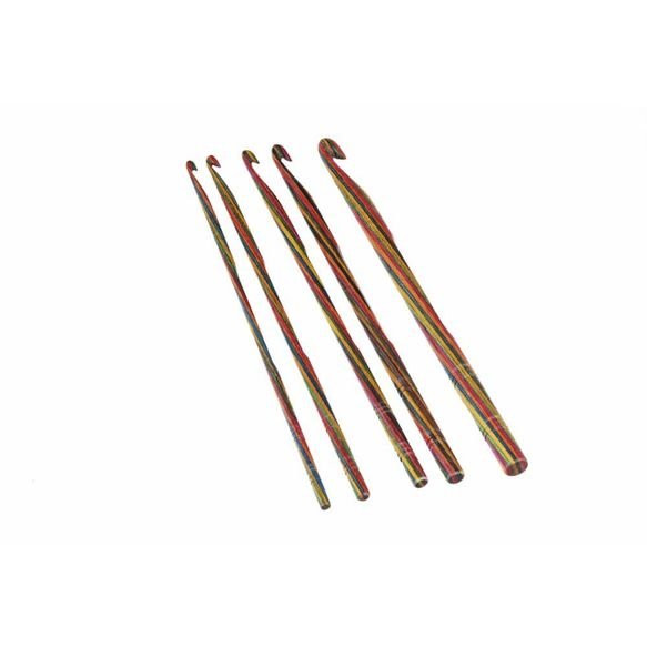 KnitPro Symfonie Wooden Crochet Hooks 3.00 – 12.00 mm 3.00 | Knitting yarn shop / dzijas veikals