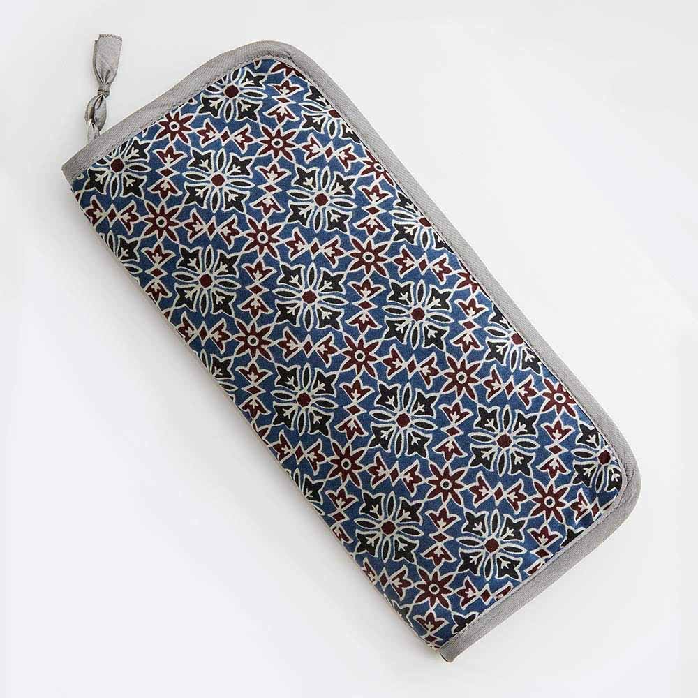 Lantern Moon Circular knitting needle case empty Ajrak | Knitting yarn shop / dzijas veikals