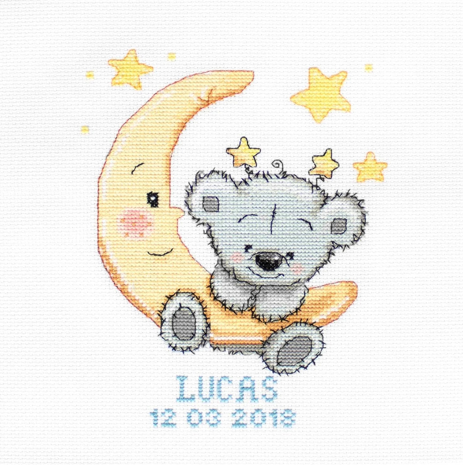 Luca - S Cross Stitch Kit – Lucas B1146, 16ct AIDA, 13x16.5cm | Knitting yarn shop / dzijas veikals