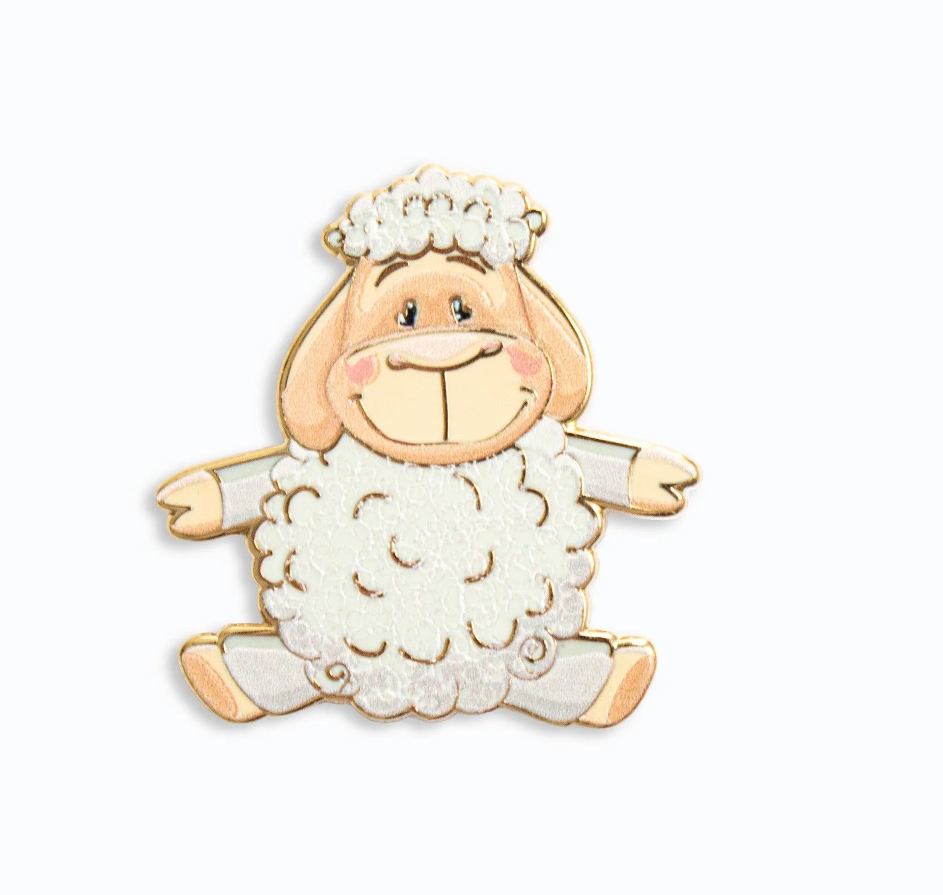 Luca - S Magnetic Needle Minder – Sheep Design, NM14, 31x27mm | Knitting yarn shop / dzijas veikals