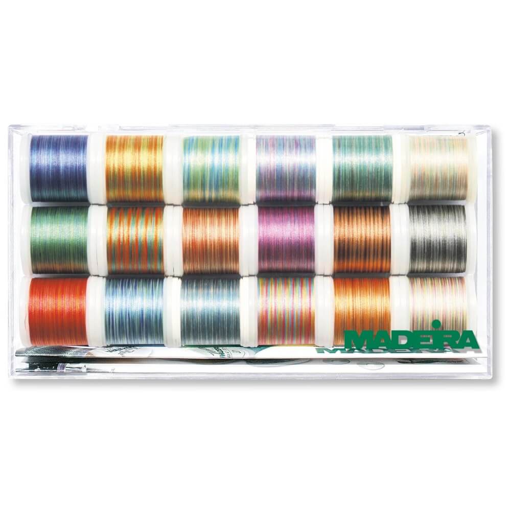 Madeira Polyneon Multi no.40 18x200m - 1pc | Knitting yarn shop / dzijas veikals