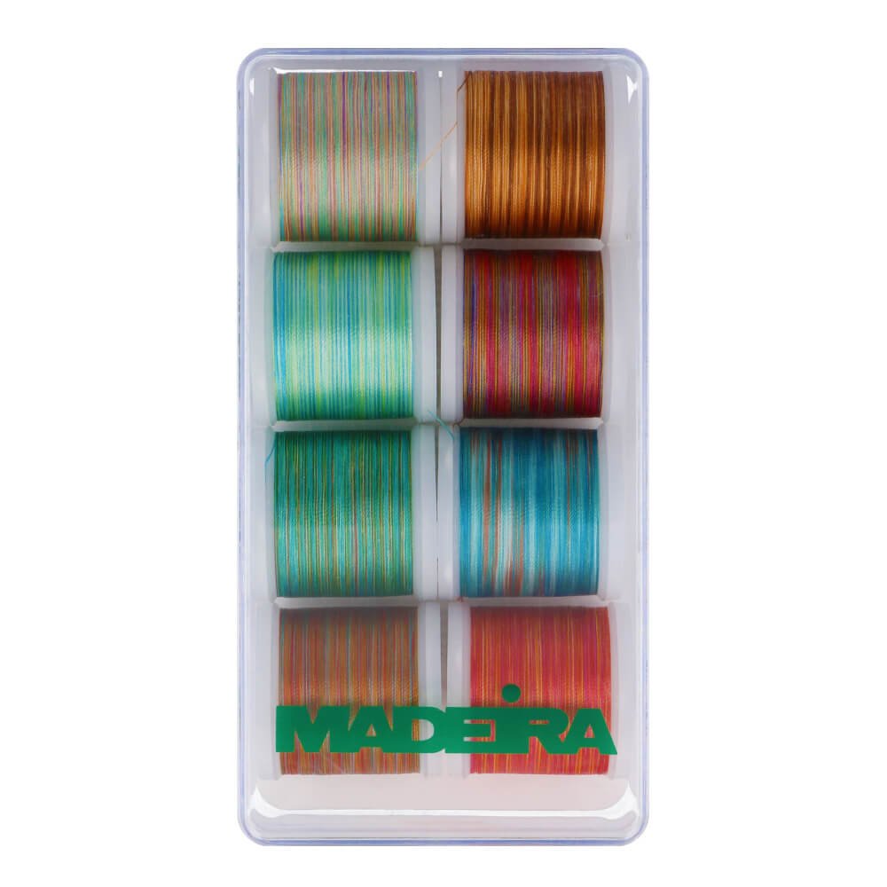 Madeira Polyneon Multi no.40 embroidery thread 8x200m - 1pc | Knitting yarn shop / dzijas veikals