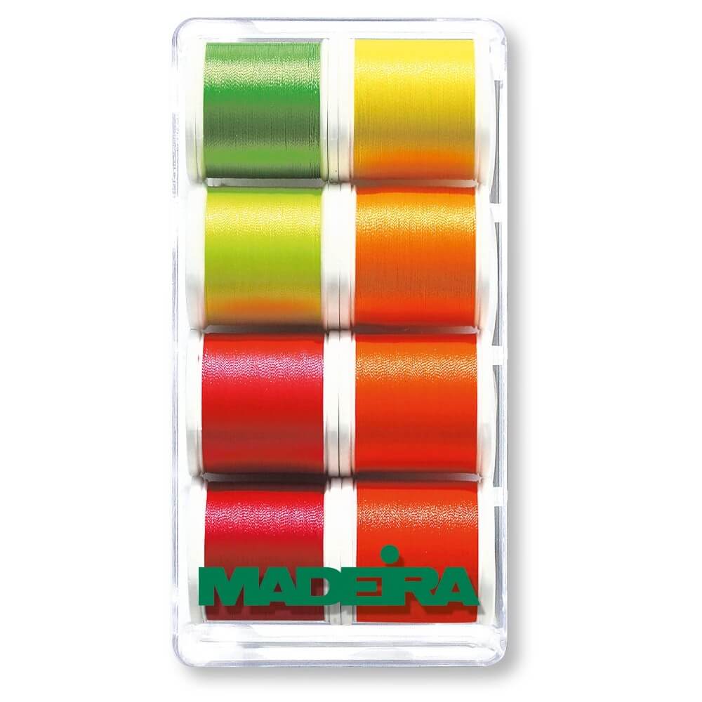 Madeira Polyneon Neon embroidery thread 8x200m - 1pc | Knitting yarn shop / dzijas veikals