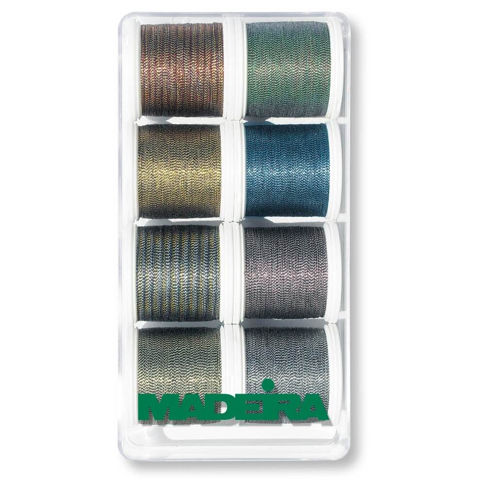 Madeira Soft metallic embroidery thread 8x200m - 1pc | Knitting yarn shop / dzijas veikals