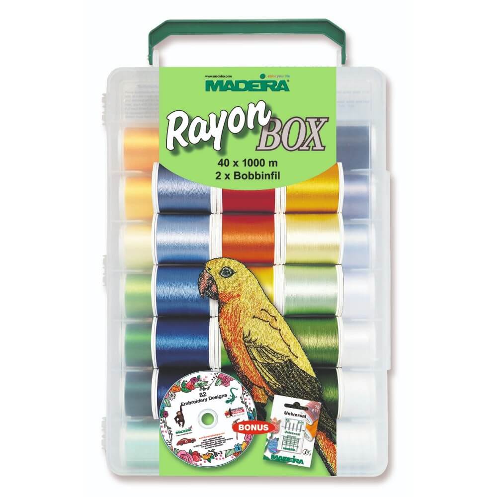 Madeira Softbox Rayon no.40 40x1000m - 2x1500m - 1pc | Knitting yarn shop / dzijas veikals