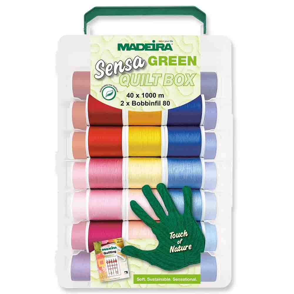 Madeira Softbox Sensa Green 40x1000m - 1pc | Knitting yarn shop / dzijas veikals