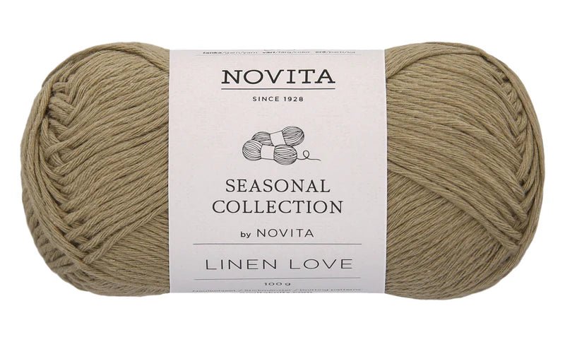Novita Linen Love 613 latte | Knitting yarn shop / dzijas veikals