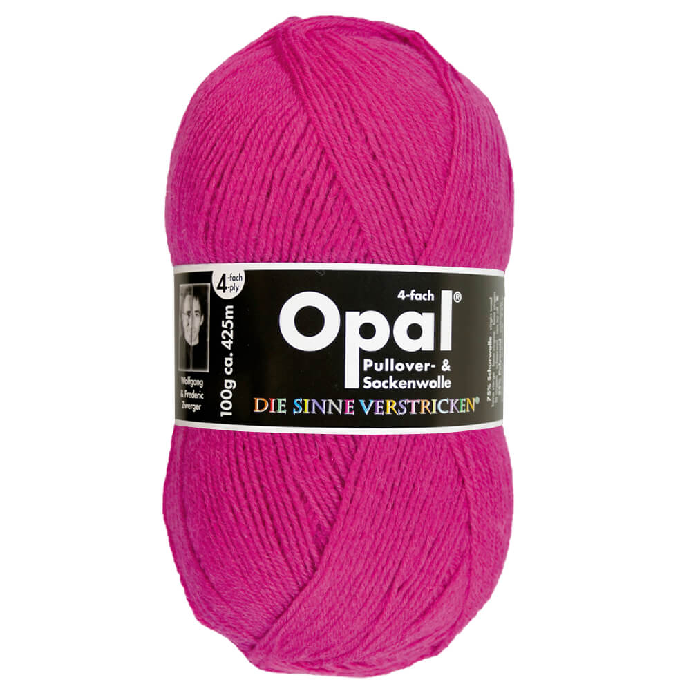 Opal Uni 4 - ply sock yarn, 100g 5194 Pink | Knitting yarn shop / dzijas veikals