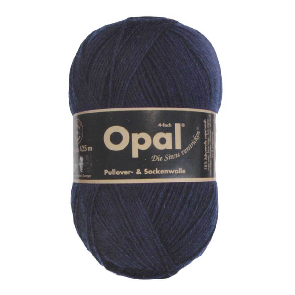Opal Uni 6 - ply sock yarn, 150g 5302 Dark navy | Knitting yarn shop / dzijas veikals