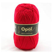 Opal Uni 6 - ply sock yarn, 150g 7900 Red | Knitting yarn shop / dzijas veikals