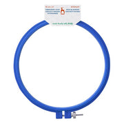 Pony Embroidery hoop plastic blue 15cm | Knitting yarn shop / dzijas veikals