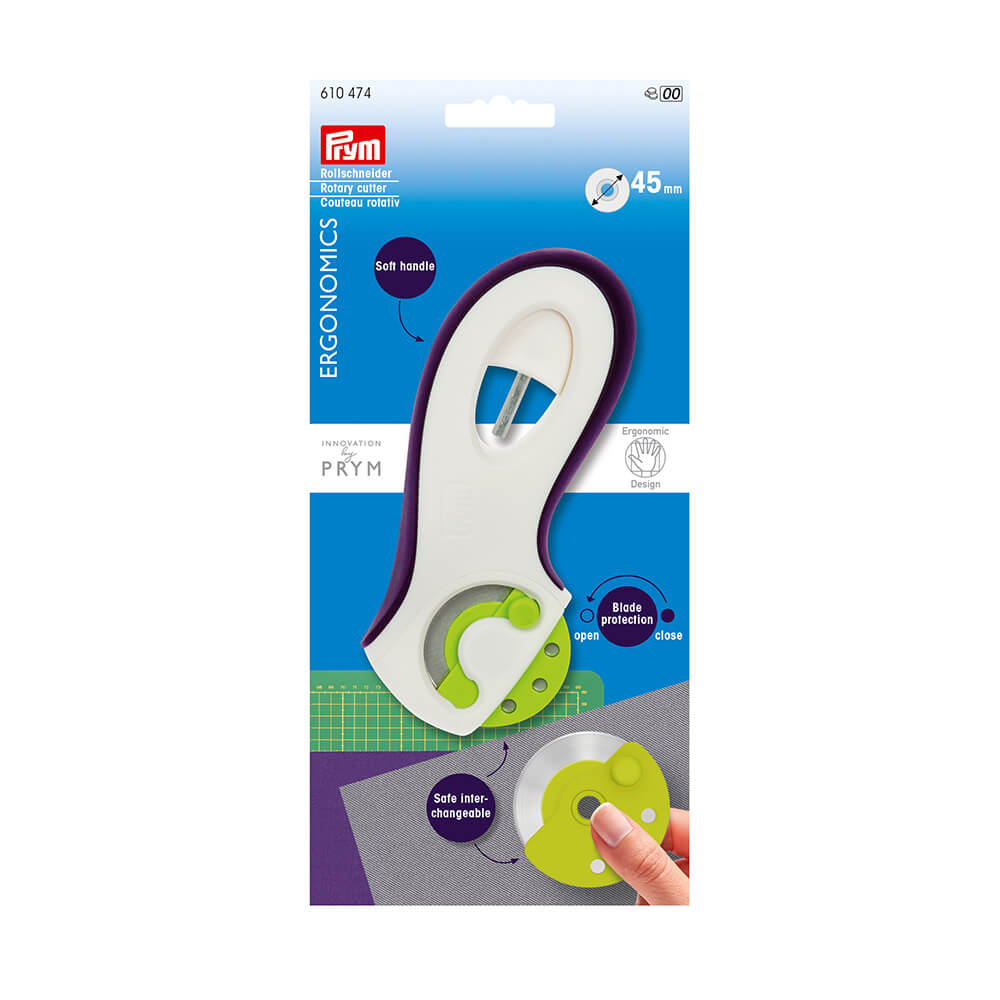 Prym Ergonomics rotary cutter 45mm | Knitting yarn shop / dzijas veikals