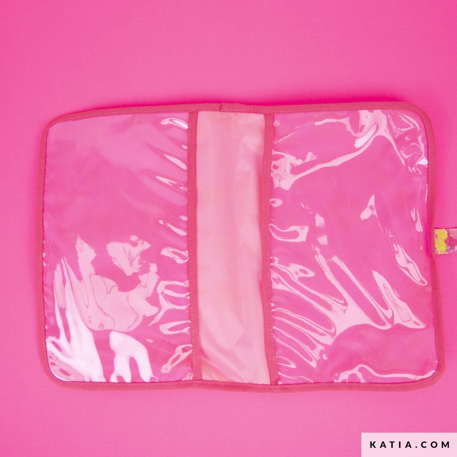 PVC Translucent vinyl fabric, 68cm - 226gr/mt2, per 1 meter Aqua | Knitting yarn shop / dzijas veikals