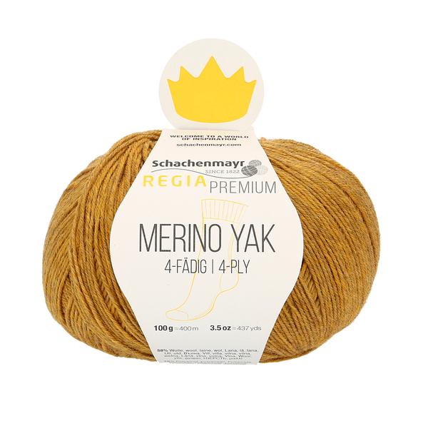 Regia Premium Merino Yak Sock Yarn 100g 07504 Gold | Knitting yarn shop / dzijas veikals