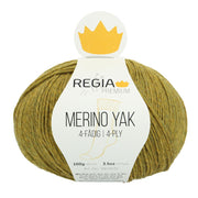Regia Premium Merino Yak Sock Yarn 100g 07516 Gras Green | Knitting yarn shop / dzijas veikals