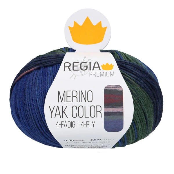 Regia Premium Merino Yak Sock Yarn 100g 08505 Terrain | Knitting yarn shop / dzijas veikals