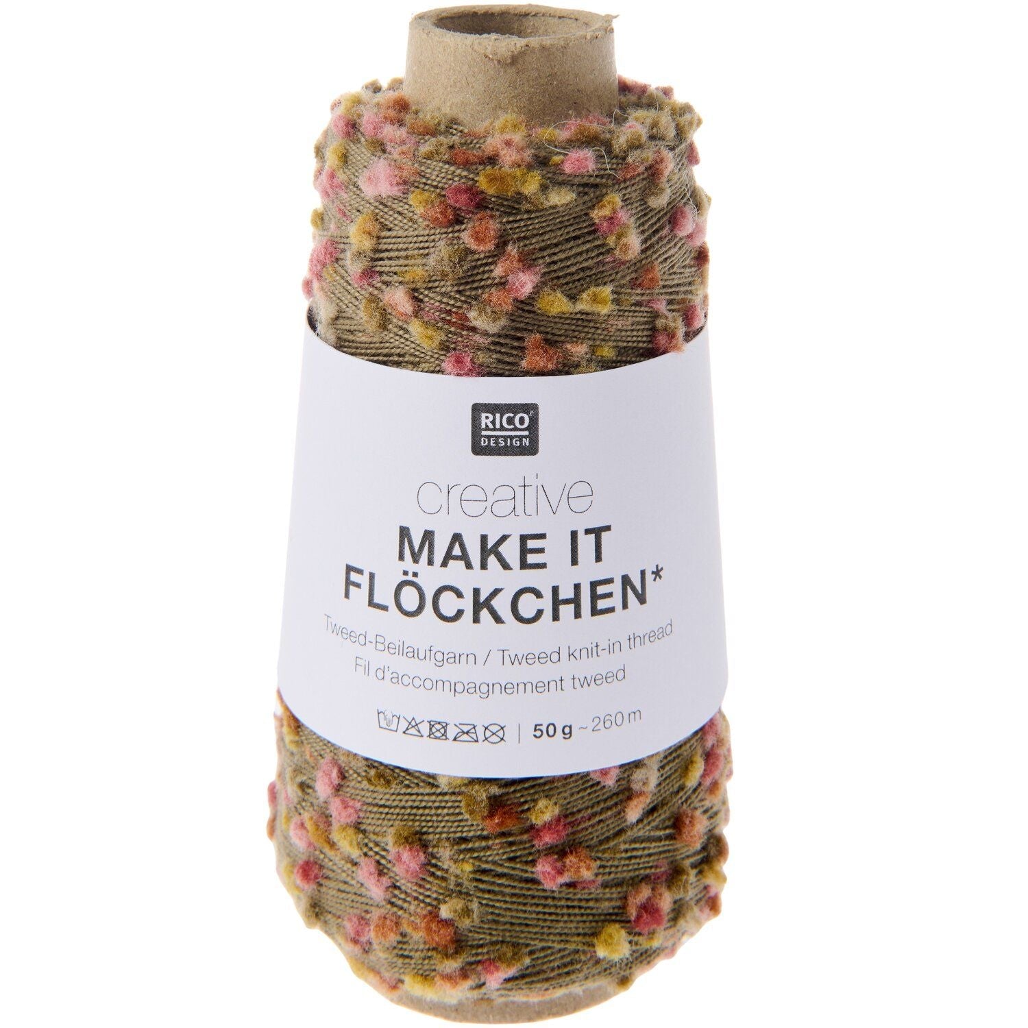 Rico Design Creative Make It Flöckchen - Effect Yarn 001 autumn | Knitting yarn shop / dzijas veikals