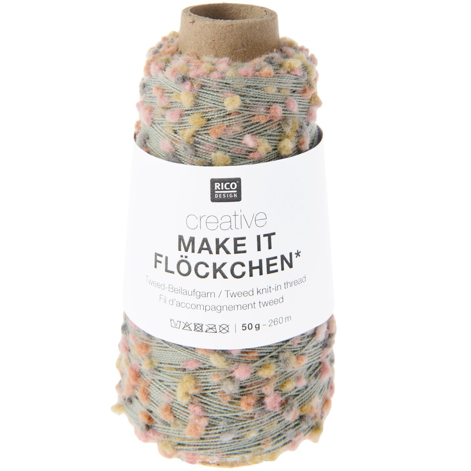 Rico Design Creative Make It Flöckchen - Effect Yarn 004 winter | Knitting yarn shop / dzijas veikals