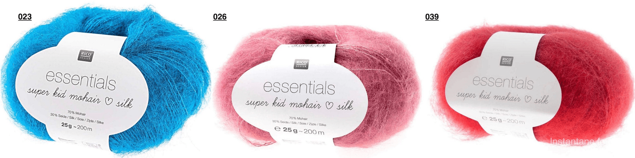 Rico Design Essentials Super Kid Mohair Loves Silk, silky soft mohair yarn 008skm | Knitting yarn shop / dzijas veikals