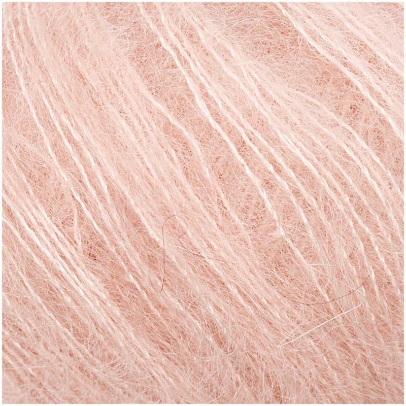 Rico Design Essentials Super Kid Mohair Loves Silk Yarn - Mohair & Silk 003 rose | Knitting yarn shop / dzijas veikals