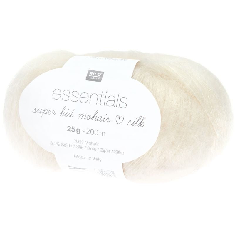 Rico Design Essentials Super Kid Mohair Loves Silk Yarn - Mohair & Silk 019 fuschia | Knitting yarn shop / dzijas veikals