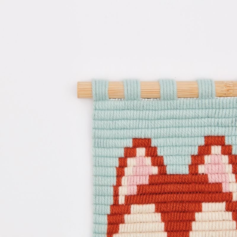 Rico Design Longstitch Embroidery Kit - Fox | Knitting yarn shop / dzijas veikals