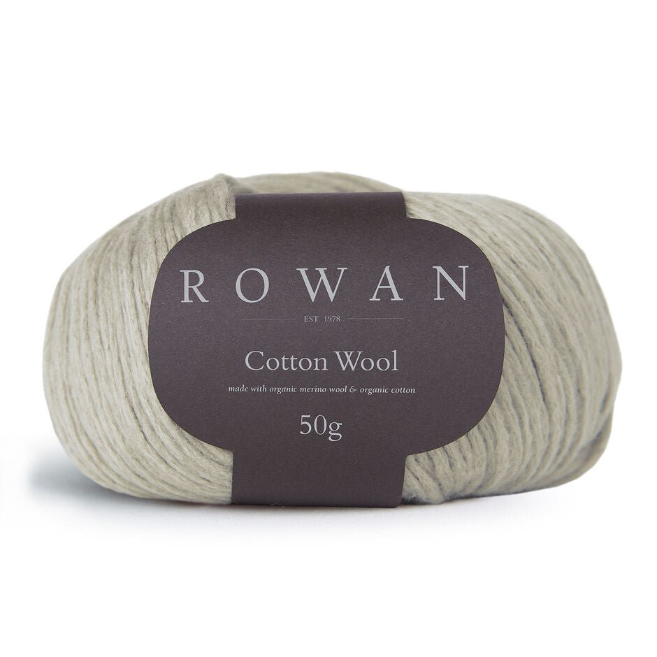 Rowen Wool Rowan Cotton Wool – Soft Natural Cotton & Wool DK Yarn – CamelliaYarns