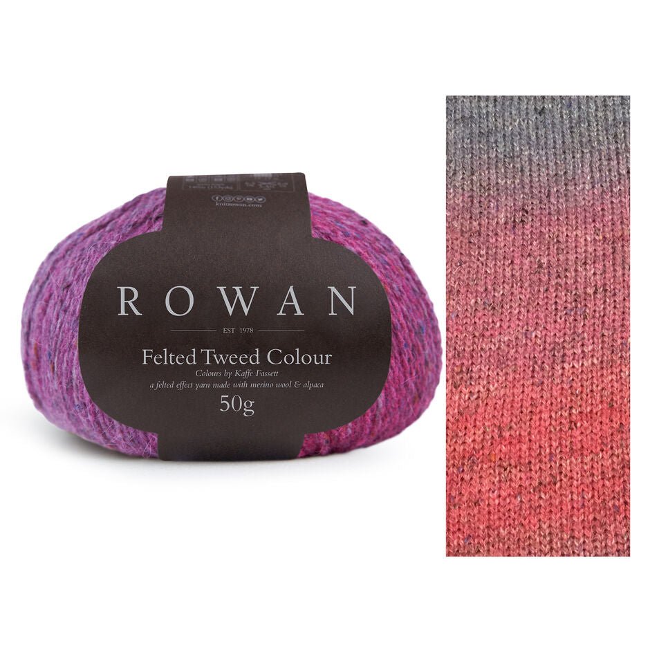 ROWAN FELTED TWEED COLOUR 023 Magenta | Knitting yarn shop / dzijas veikals