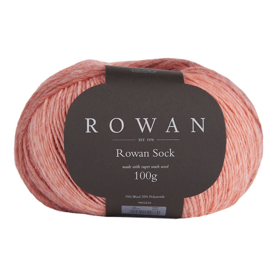 ROWAN SOCK 005 Coral | Knitting yarn shop / dzijas veikals