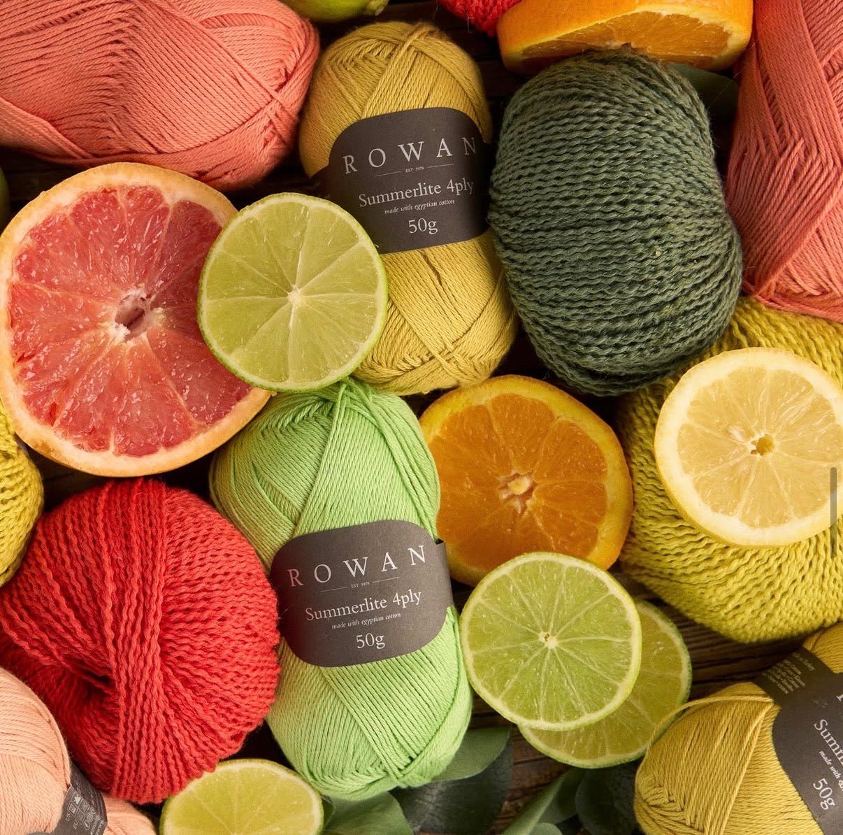 ROWAN SUMMERLITE 4PLY – 100% Cotton Fingering Weight Yarn 448 | Knitting yarn shop / dzijas veikals
