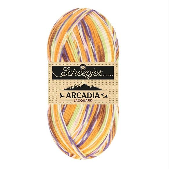 Scheepjes Arcadia 100g 1004 Amberleaf | Knitting yarn shop / dzijas veikals