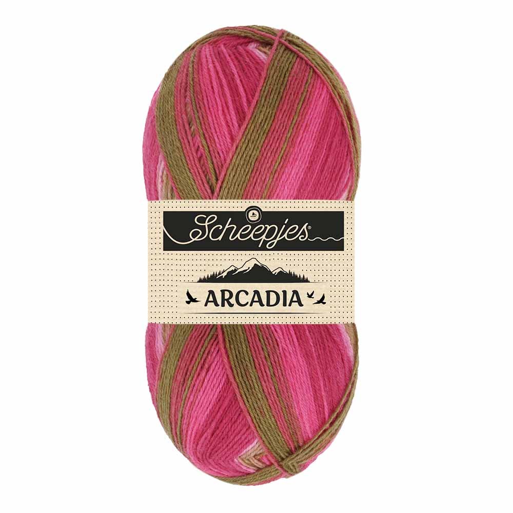 Scheepjes Arcadia 100g 904 Sakura | Knitting yarn shop / dzijas veikals