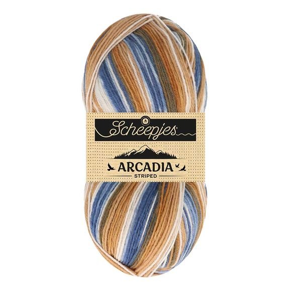 Scheepjes Arcadia 100g 910 Timber | Knitting yarn shop / dzijas veikals