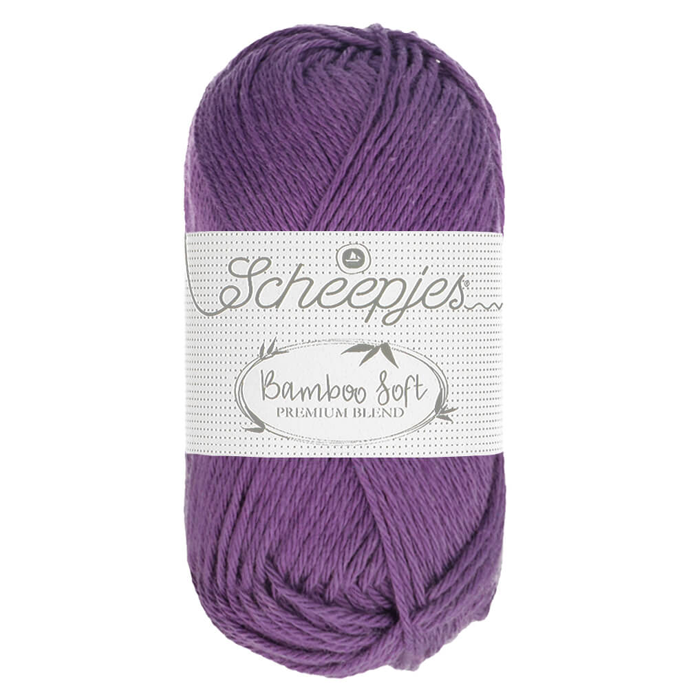 Scheepjes Bamboo Soft 50g 252 Royal Purple | Knitting yarn shop / dzijas veikals