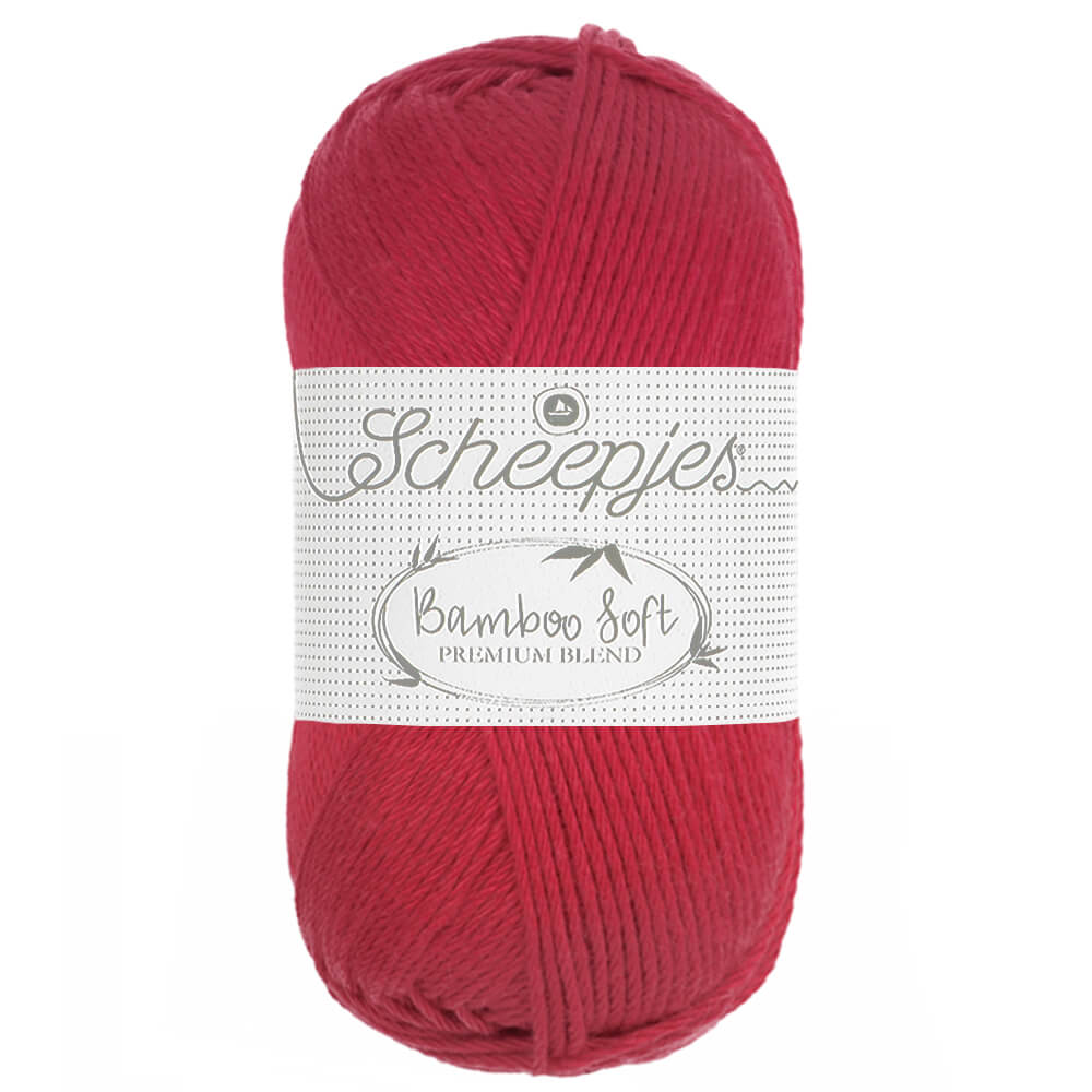 Scheepjes Bamboo Soft 50g 262 Hot Berry | Knitting yarn shop / dzijas veikals