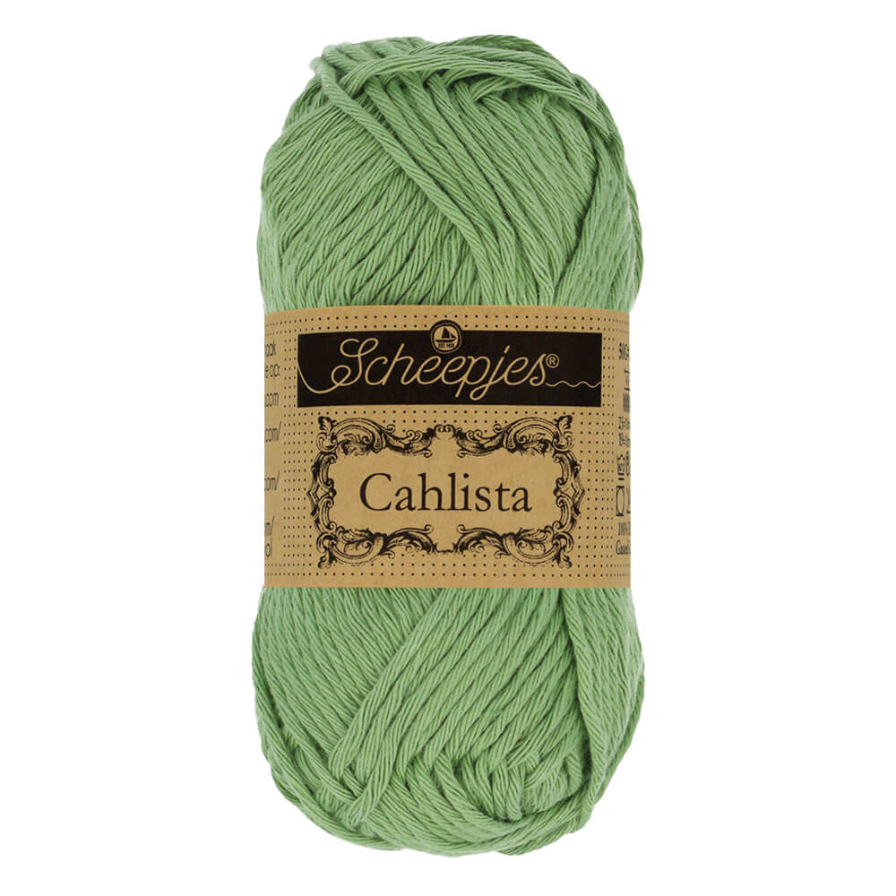 Scheepjes Cahlista, 50 gr. Price is for 10 balls. Minimum order per color 10 balls. 212 Sage Green | Knitting yarn shop / dzijas veikals