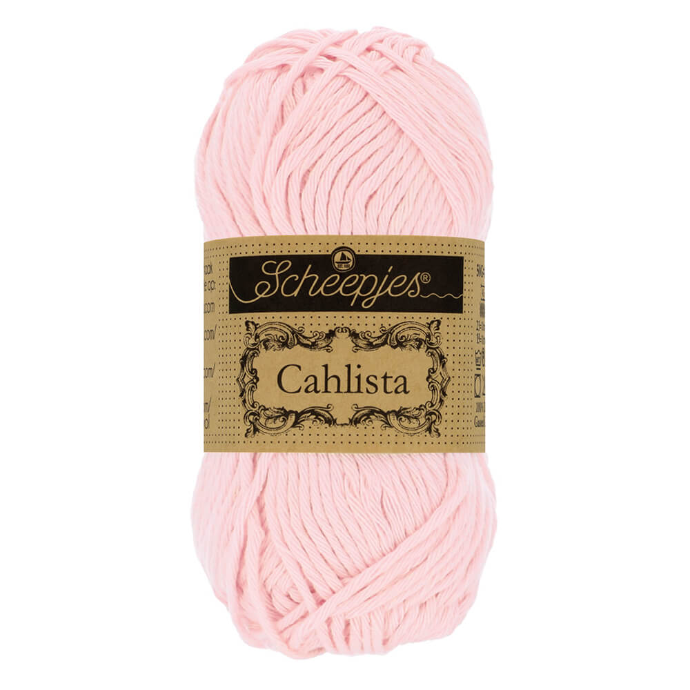 Scheepjes Cahlista, 50 gr. Price is for 10 balls. Minimum order per color 10 balls. 238 Powder Pink | Knitting yarn shop / dzijas veikals