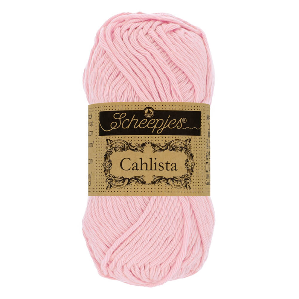 Scheepjes Cahlista, 50 gr. Price is for 10 balls. Minimum order per color 10 balls. 246 Icy Pink | Knitting yarn shop / dzijas veikals