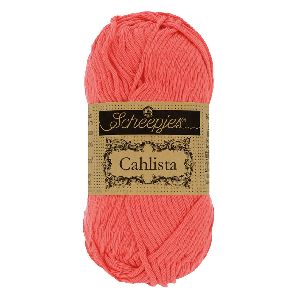 Scheepjes Cahlista, 50 gr. Price is for 10 balls. Minimum order per color 10 balls. 252 Watermelon | Knitting yarn shop / dzijas veikals