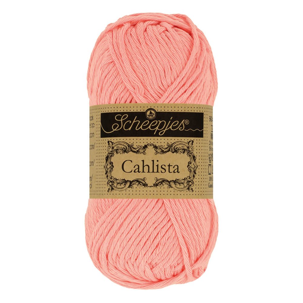Scheepjes Cahlista, 50 gr. Price is for 10 balls. Minimum order per color 10 balls. 264 Light Coral | Knitting yarn shop / dzijas veikals