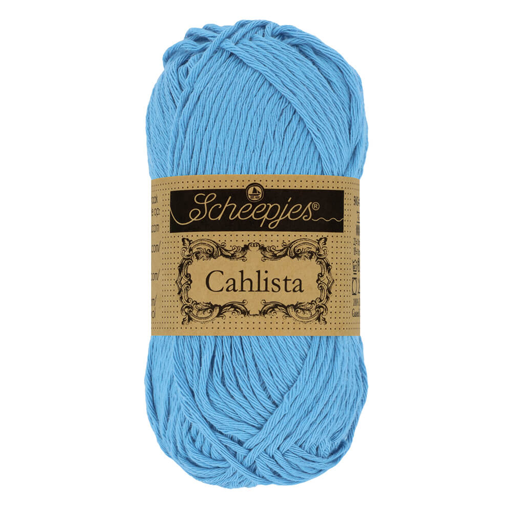 Scheepjes Cahlista, 50 gr. Price is for 10 balls. Minimum order per color 10 balls. 384 Powder Blue | Knitting yarn shop / dzijas veikals
