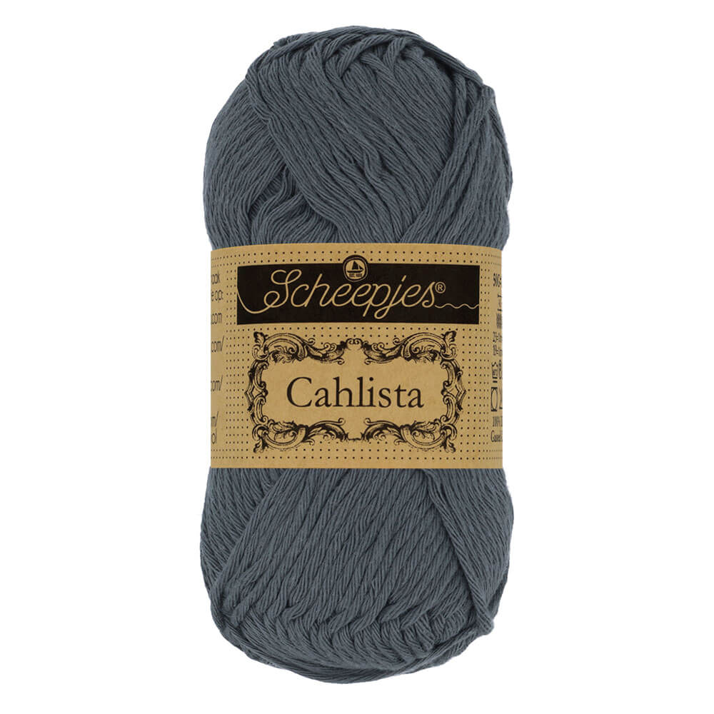 Scheepjes Cahlista, 50 gr. Price is for 10 balls. Minimum order per color 10 balls. 393 Charcoal | Knitting yarn shop / dzijas veikals
