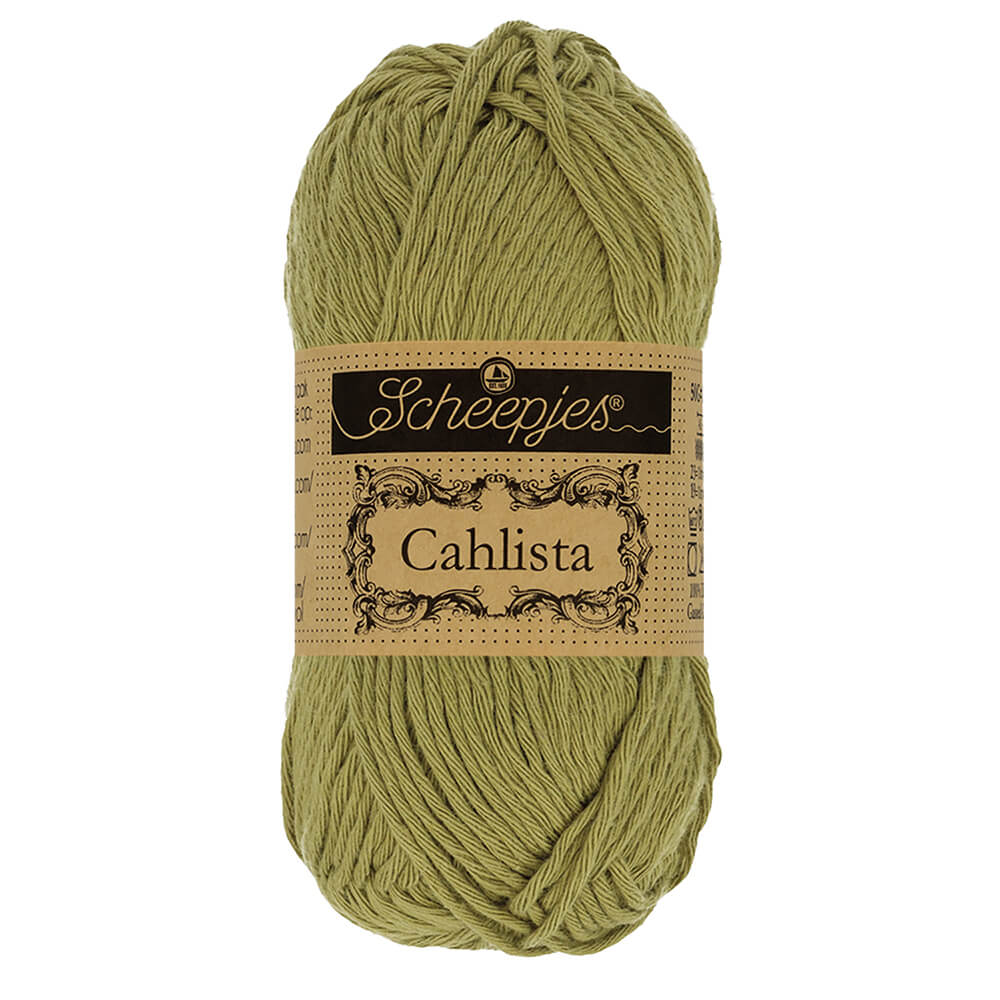 Scheepjes Cahlista, 50 gr. Price is for 10 balls. Minimum order per color 10 balls. 395 Willow | Knitting yarn shop / dzijas veikals