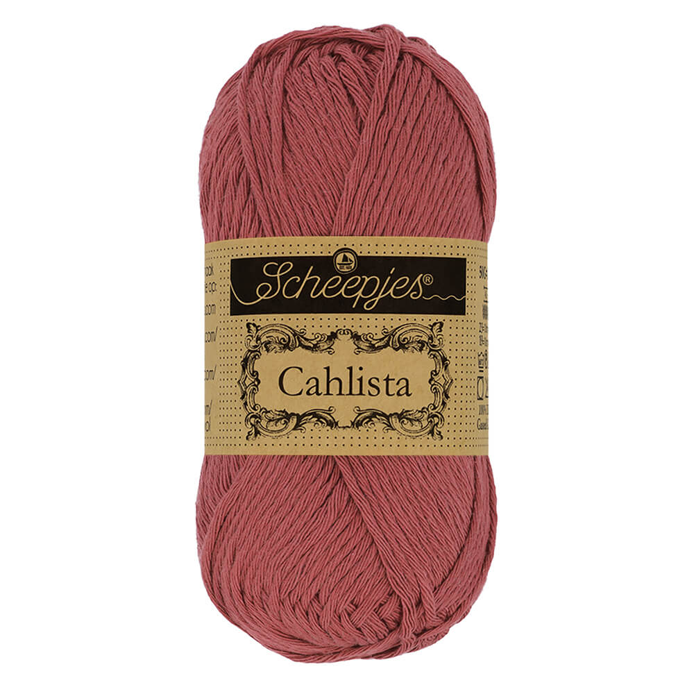 Scheepjes Cahlista, 50 gr. Price is for 10 balls. Minimum order per color 10 balls. 396 Rose Wine | Knitting yarn shop / dzijas veikals